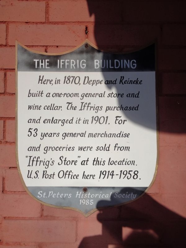The Iffrig Building Marker image. Click for full size.