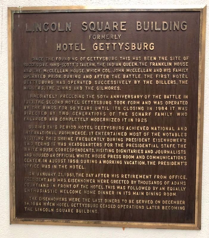 Lincoln Square Building Marker image. Click for full size.