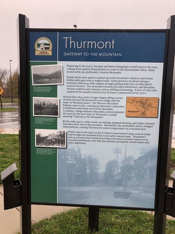 Thurmont Marker image. Click for full size.