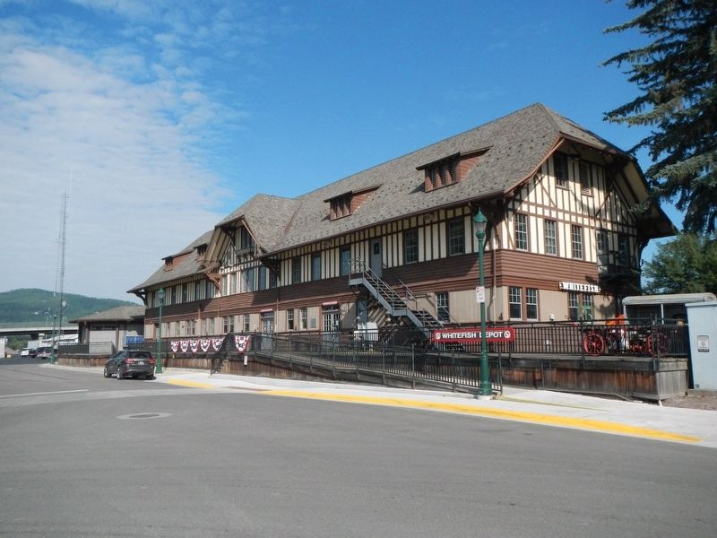 Great Northern Railway Passenger and Freight Depot. Click for full size. Great Northern Railway Passenger and Freight Depot image. Click for full size.