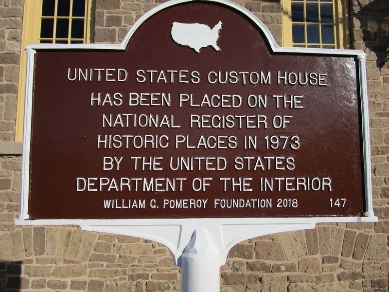 United States Custom House Marker image. Click for full size.