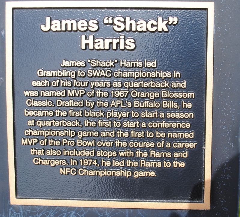 James "Shack" Harris Marker image. Click for full size.