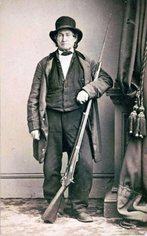 John L. Burns,<br>Veteran of the War of 1812,<br>Civilian who Fought at the Battle of Gettysburg image. Click for full size.