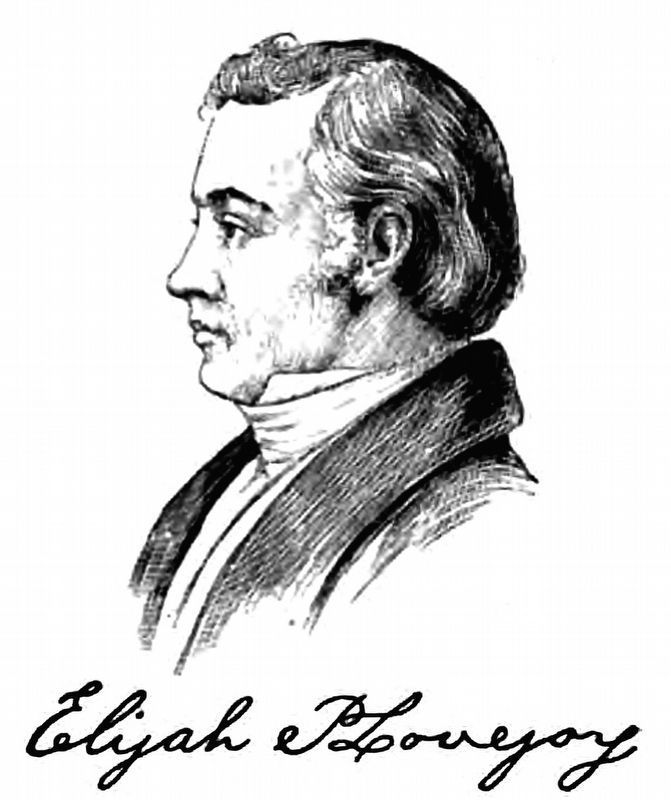 Elijah P. Lovejoy. Click for full size. Elijah P. Lovejoy image. Click for full size.