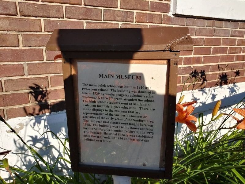 Main Museum Marker. Click for full size. Main Museum Marker image. Click for full size.