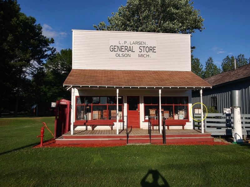 Olson Store Marker. Click for full size. Olson Store Marker image. Click for full size.