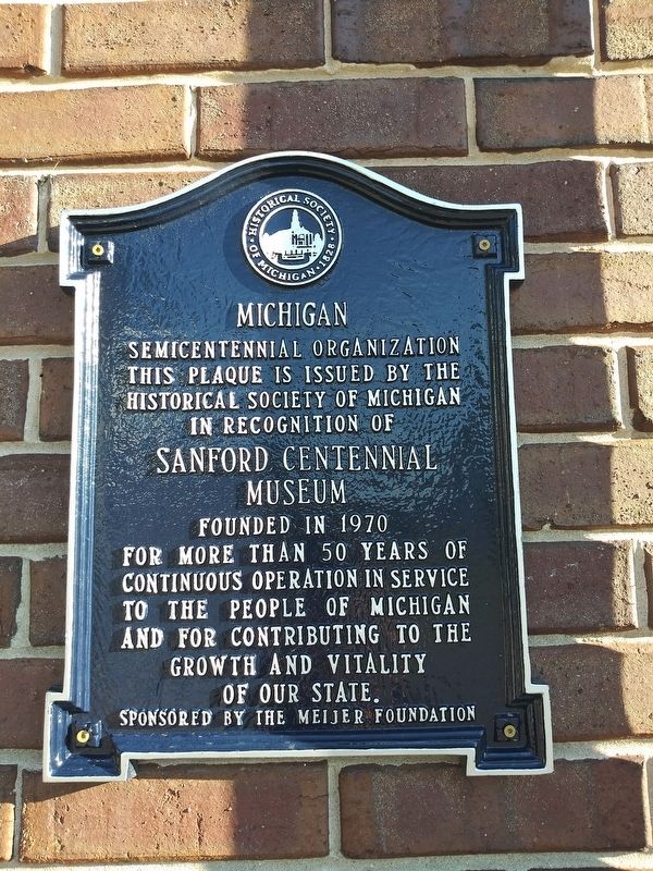 Sanford Centennial Museum Marker image. Click for full size.