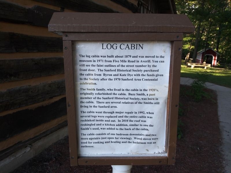 Log Cabin Marker image. Click for full size.