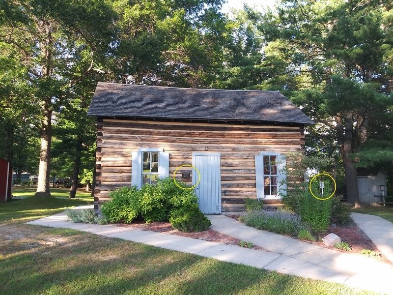Log Cabin Marker image. Click for full size.