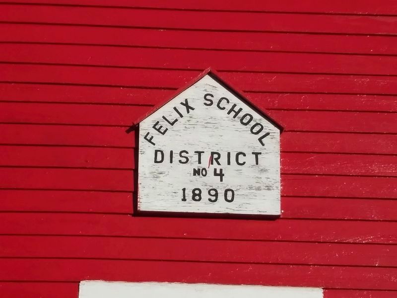 Felix School District No. 4 1890 image. Click for full size.