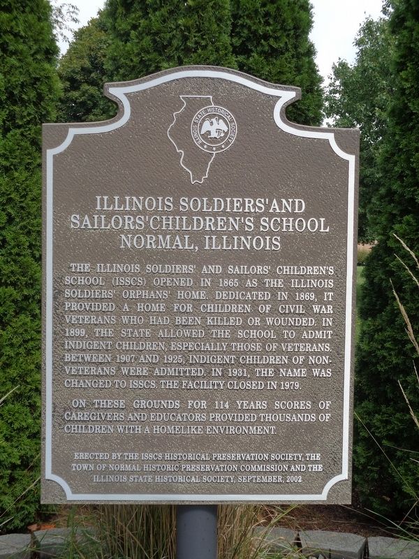 Illinois Soldiers' and Sailors' Children's School Marker image. Click for full size.