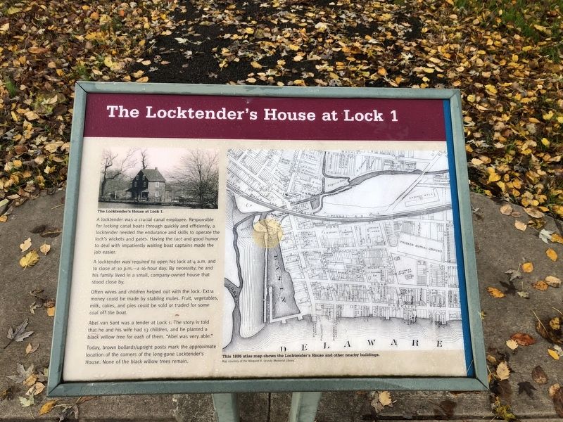 The Locktender's House at Lock 1 Marker image. Click for full size.