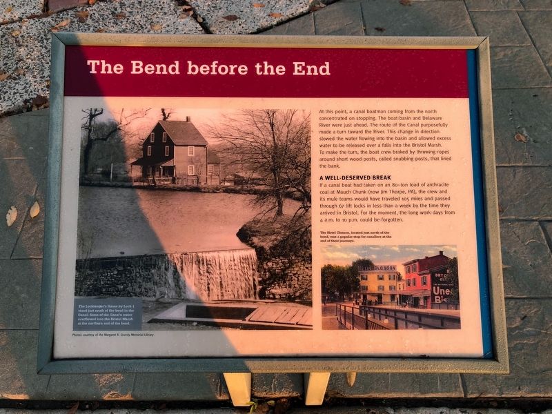 The Bend before the End Marker. Click for full size. The Bend before the End Marker image. Click for full size.