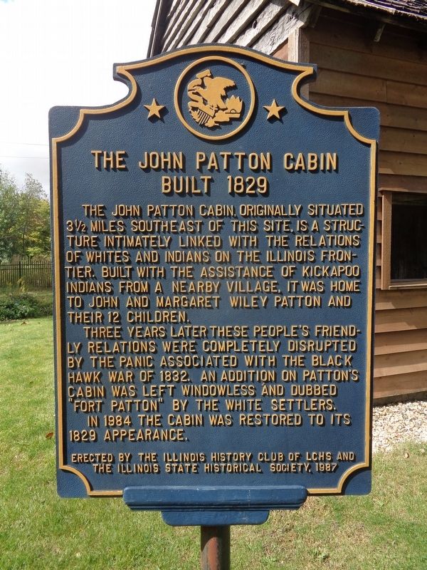 The John Patton Cabin Marker image. Click for full size.