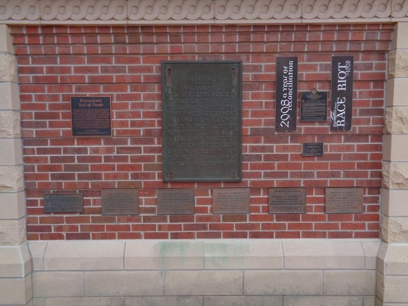 Potawatomi Trail of Death Marker. Click for full size. Potawatomi Trail of Death Marker image. Click for full size.