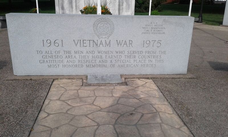 Geneso Vietnam War Memorial image. Click for full size.