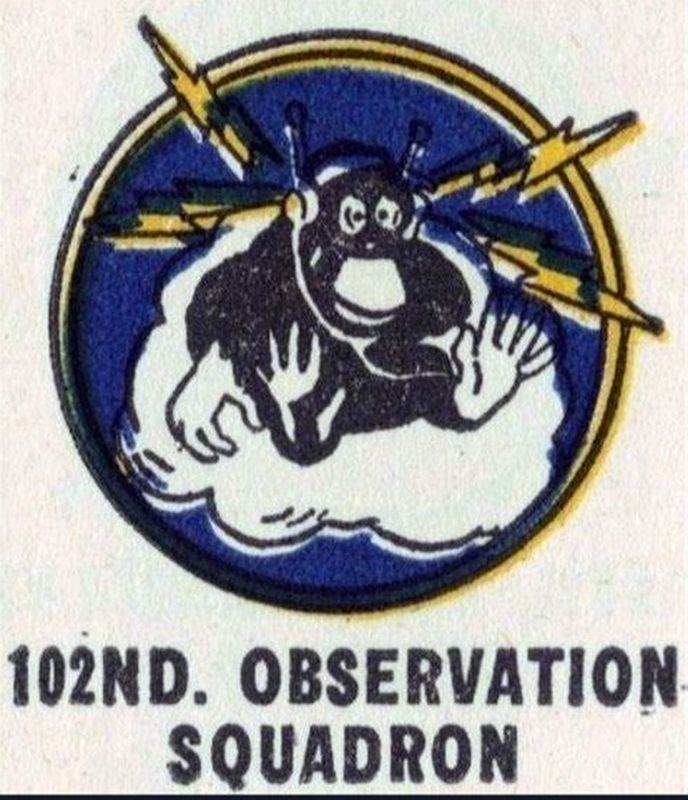 102nd Observation Squadron unit badge image. Click for full size.