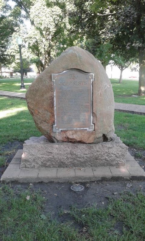 The Colonists Marker. Click for full size. The Colonists Marker image. Click for full size.