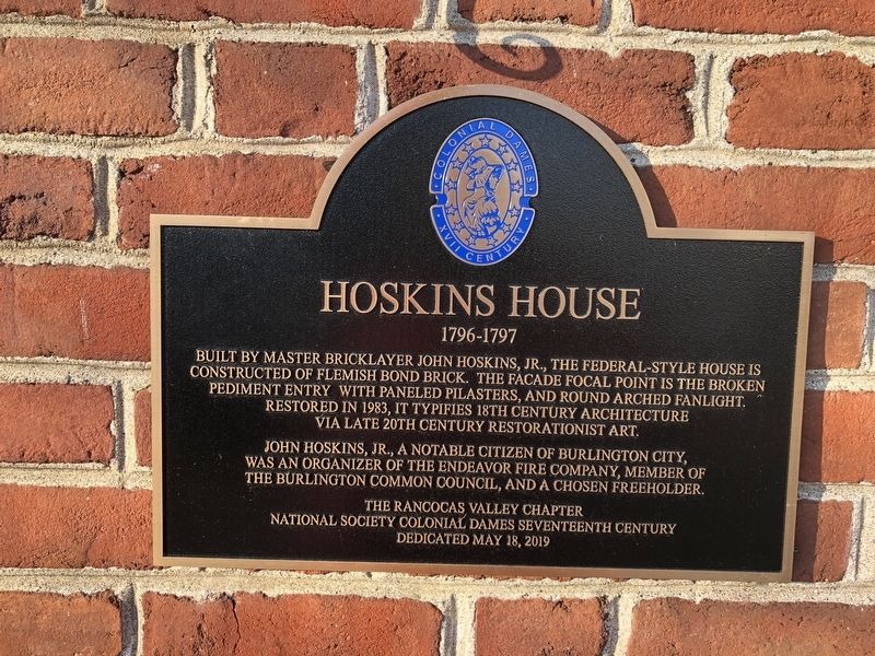 Hoskins House Marker image. Click for full size.