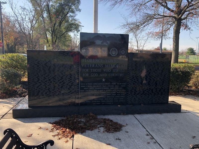 Florence Township Veterans Memorial image. Click for full size.