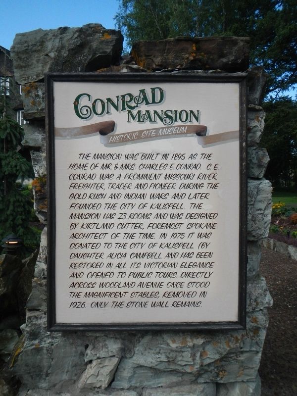 Conrad Mansion Marker image. Click for full size.