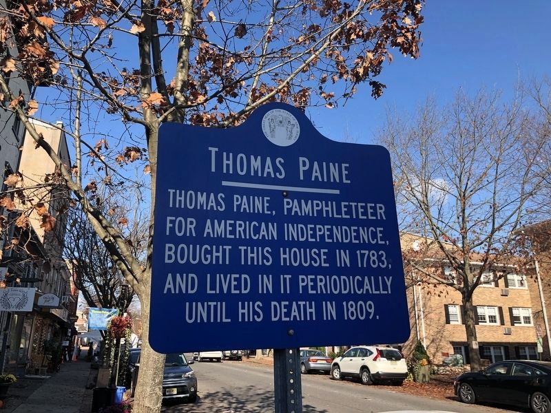 Thomas Paine Marker image. Click for full size.