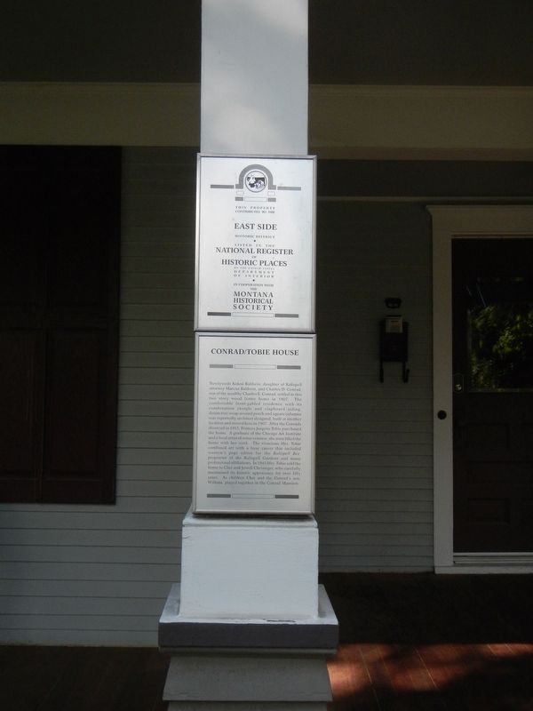Conrad/Tobie House Marker image. Click for full size.