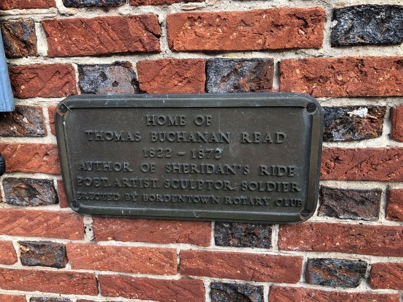 Home of Thomas Buchanan Read Marker image. Click for full size.