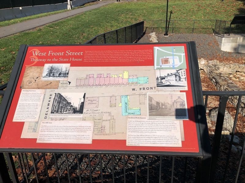 West Front Street Marker image. Click for full size.
