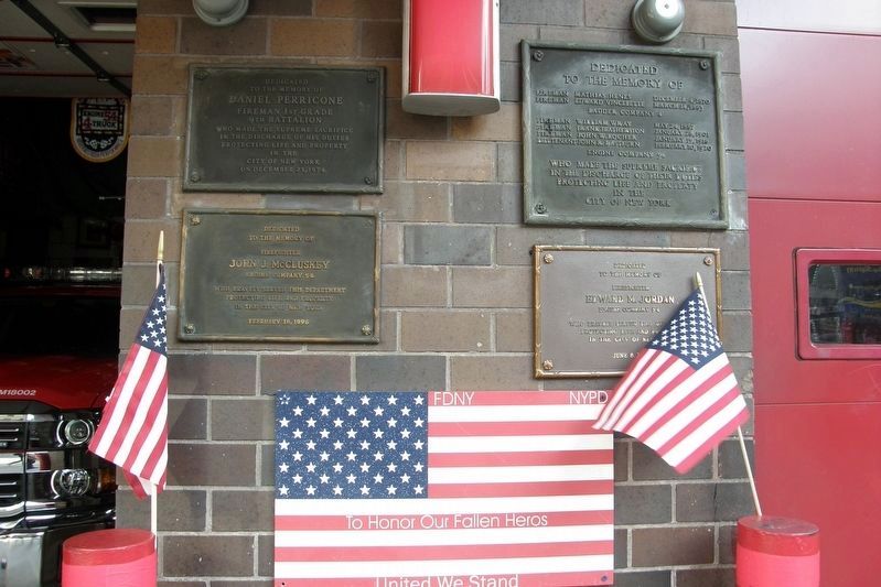 Battalion 9 memorial plaques image. Click for full size.