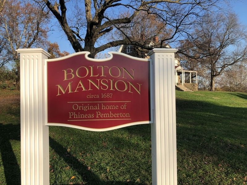 Bolton Mansion Marker image. Click for full size.