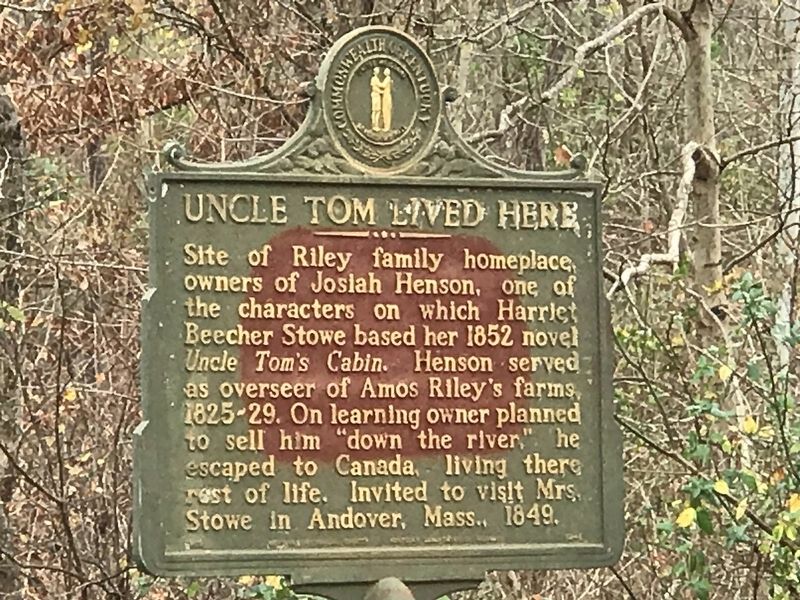 Uncle Tom Lived Here Marker image. Click for full size.