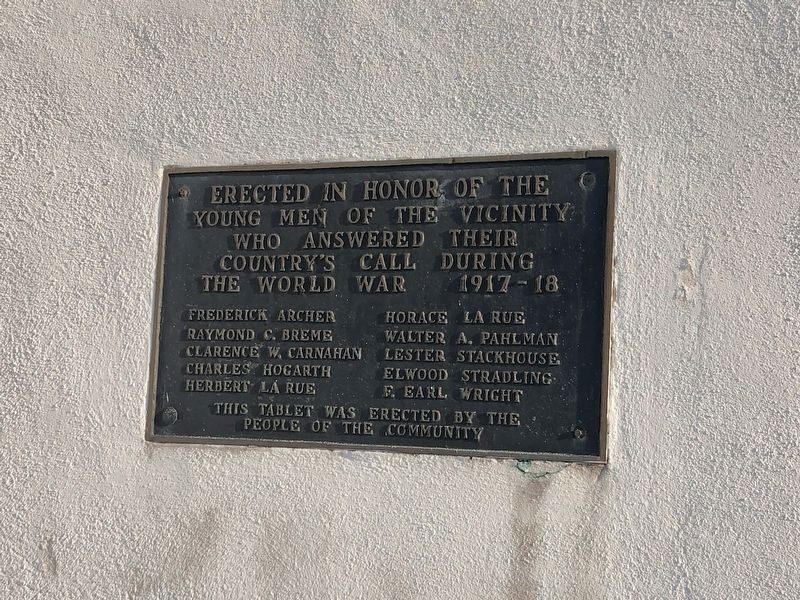 World War I Memorial. Click for full size. World War I Memorial image. Click for full size.
