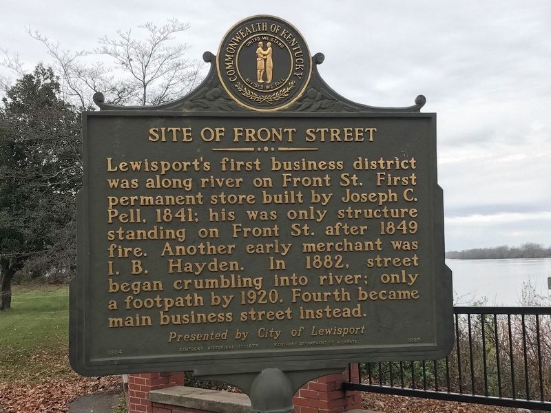 Site of Front Street Marker image. Click for full size.