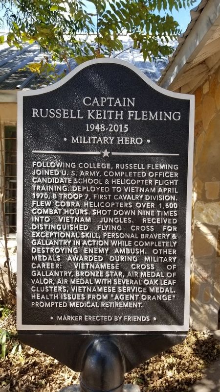 Captain Russell Kieth Fleming Marker image. Click for full size.