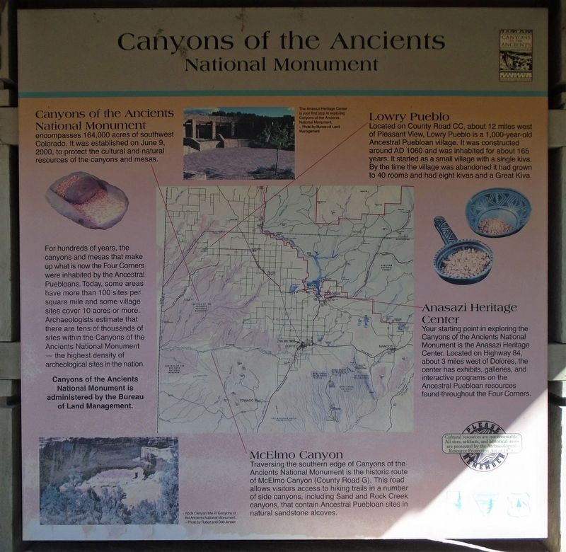 Canyons of the Ancients National Monument image. Click for full size.