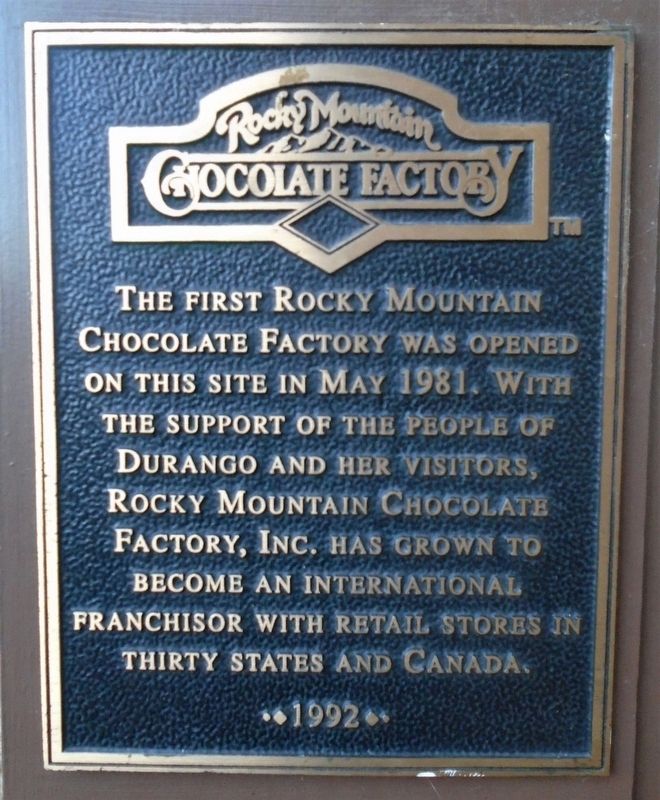 Rocky Mountain Chocolate Factory Marker image. Click for full size.