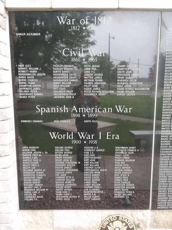 Hamler Veterans Memorial image. Click for full size.
