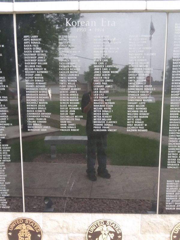 Hamler Veterans Memorial image. Click for full size.