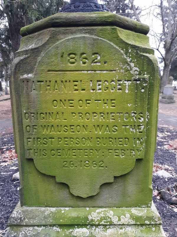 Nathaniel Leggett Marker. Click for full size. Nathaniel Leggett Marker image. Click for full size.