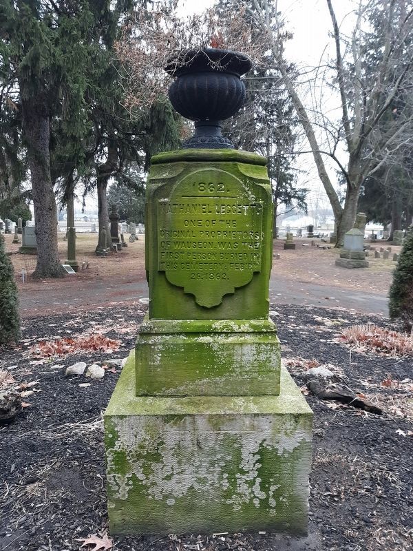 Nathaniel Leggett Marker. Click for full size. Nathaniel Leggett Marker image. Click for full size.