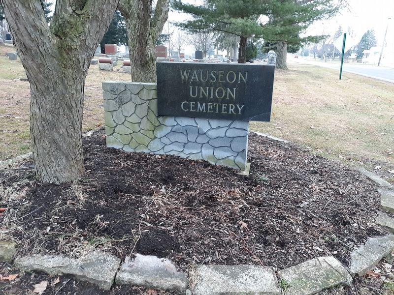 Wauseon Union Cemetery. Click for full size. Wauseon Union Cemetery image. Click for full size.