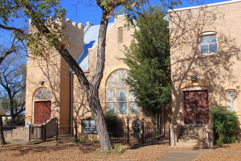 First Methodist Church of Smithville Marker Area image. Click for full size.