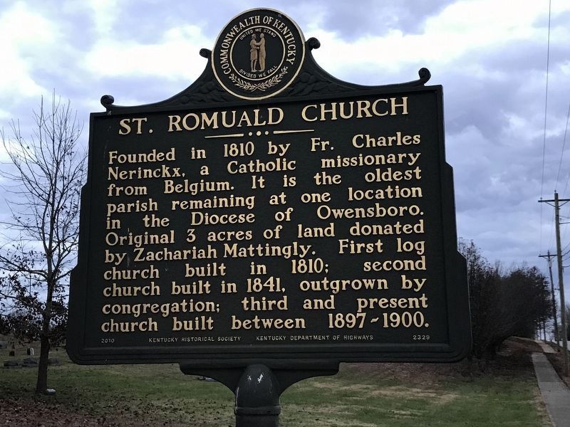 St. Romuald Church Marker image. Click for full size.