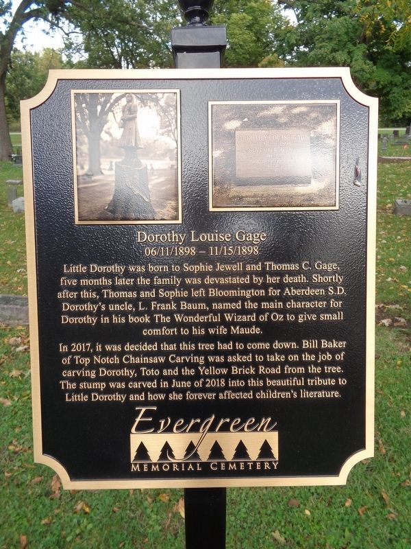 Dorothy Louise Gage Marker image. Click for full size.