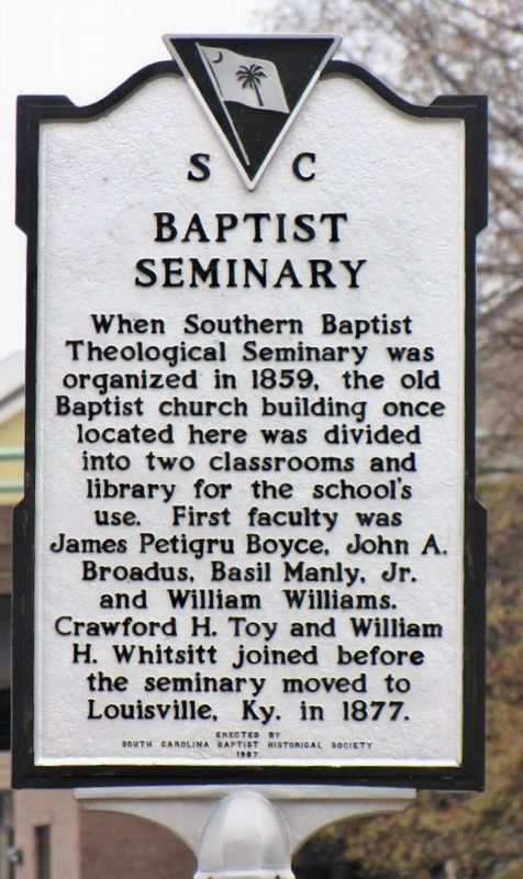 Baptist Seminary Marker image. Click for full size.