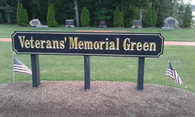 Veterans' Memorial Green Marker image. Click for full size.