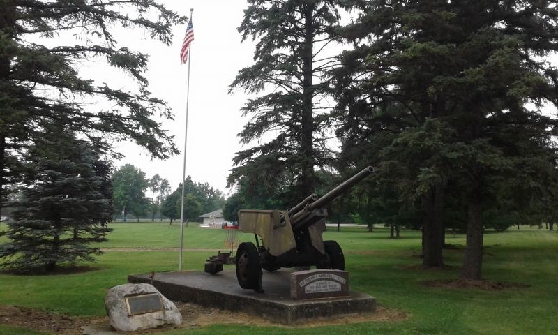 Veteran's Memorial Park Marker image. Click for full size.
