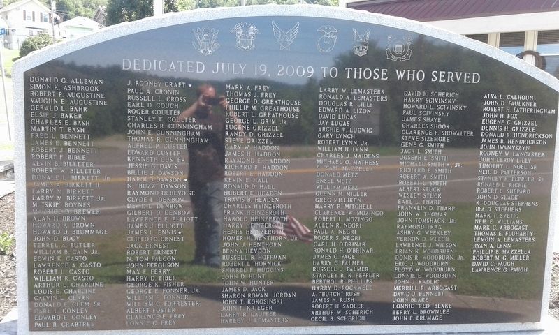 Beech Bottom Iraq War Veterans Memorial image. Click for full size.