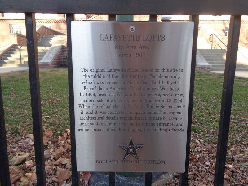 Lafayette Lofts Marker image. Click for full size.